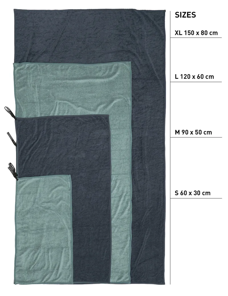 Cocoon Medium Sustainable Eco Travel Towel - Deep Ocean-2
